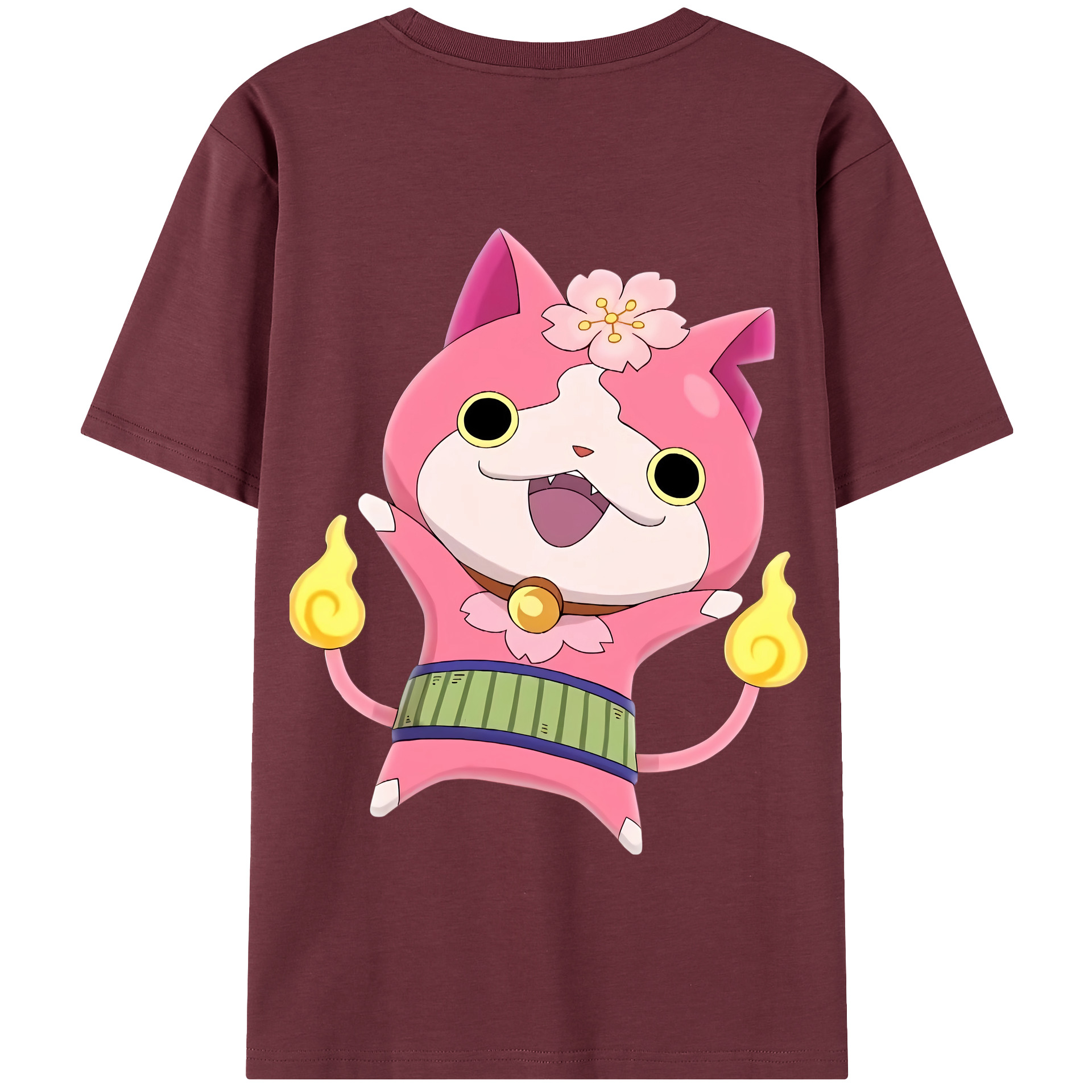 （画像用） 妖怪ウォッチ Yo-kai Watch 綿100％半袖Tシャツ（背面プリント）